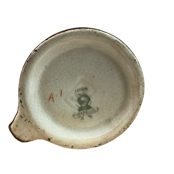Warwick IOGA 1893-1911 Pottery Monk Cardinal Priest Captain Beer Rare Mug Collec - Picture 7 of 9